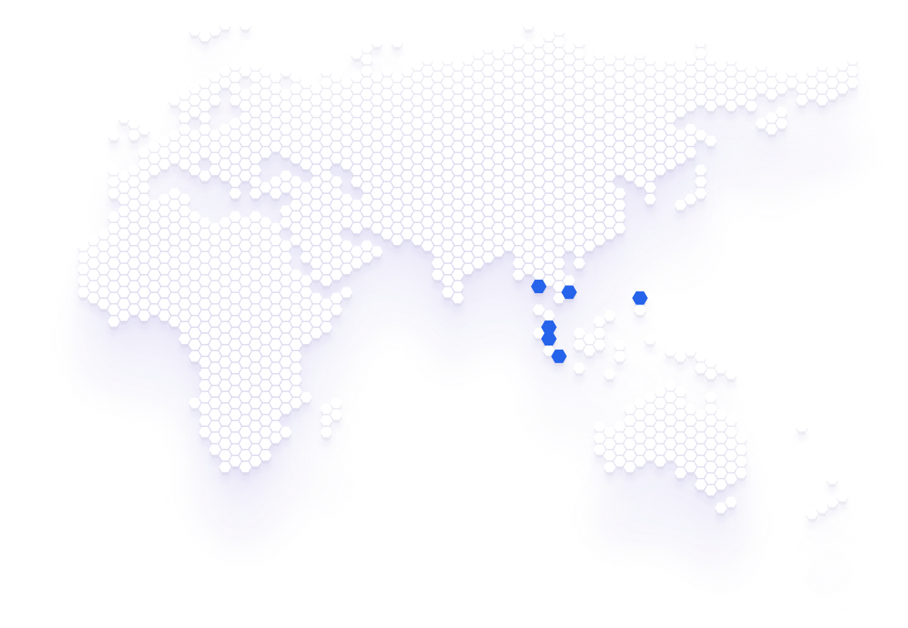 Map of Pluvia coverage across Southeast Asia